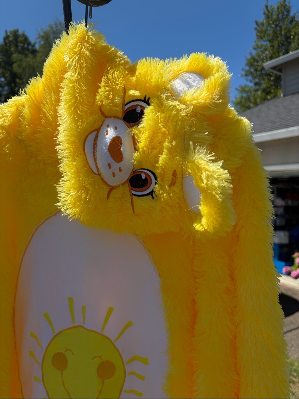 Care Bears Sunshine Adult XL Onesie Costume - Picture 4 of 10